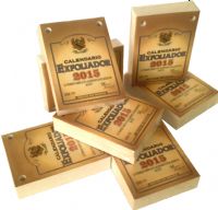 Calendario Exfoliador en Papel Bond Blanco